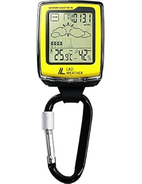 [LAD WEATHER] Multifunktion American Sensor Karabinerhaken Uhr Höhenmesser/Barometer/Digitaler Kompass/Wettervorhersage...