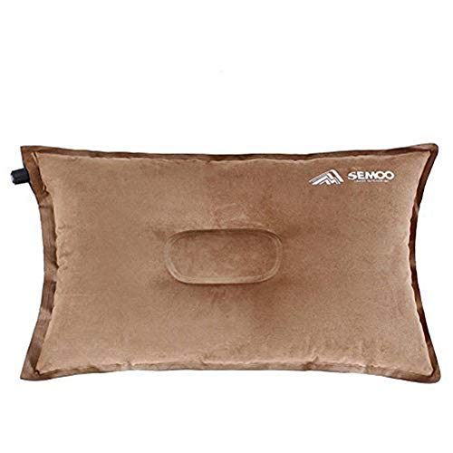 Semoo Camping Almohada/Linen de Aire Inflable autoinflable para Camping, Trekking y Viajes, comprimible