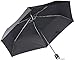 Produktbild PEARL 2in1 LED Regenschirm kompakt zusammenklappbar schwarz