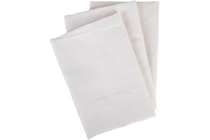 Fezf 3 PCS Garza Alimentare Panno per Formaggio Tessuto Filtrante Telo Filtrante Cotone Naturale Tessuto Filtro Telo Filtrante per Formaggio Succhi di Frutta Tofu caffè