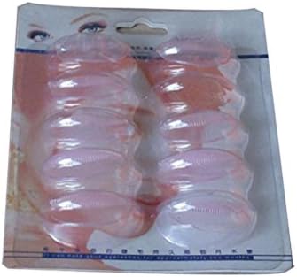 Huich 10Pcs Eyelash Lift Perming Silicone Curler Pads Shield Rods with Embedded Ridges