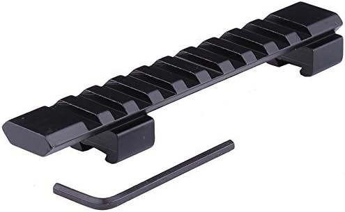 Gun Rail Mount Section, Weaver Adaptor Kit Picatinny Rail Base Tactical Low Profile Ruger Riffle for Mounting Accessories Greasto