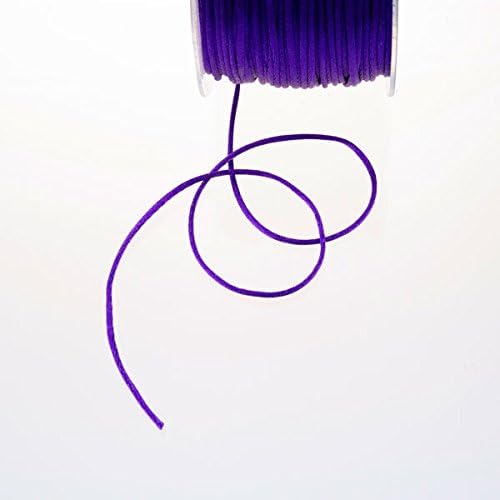 Purple Silk Cord – 2 mm Width 100 m Roll – 29031 407/R 002