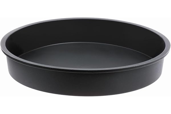 De Buyer - Tourtière ronde à bord lisse MOUL'FLEX en silicone - Diamètre 24 cm -, Noir