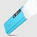 Produktbild EMNT Externer Akku 15600mAh Power Bank Portable Smart Ladegerät Mit Zwei Anschlüssen (insgesamt 3,1 A), LCD-Anzeige und LED-Taschenlampe für iPhone, iPad, Samsung Galaxy und weitere Blau