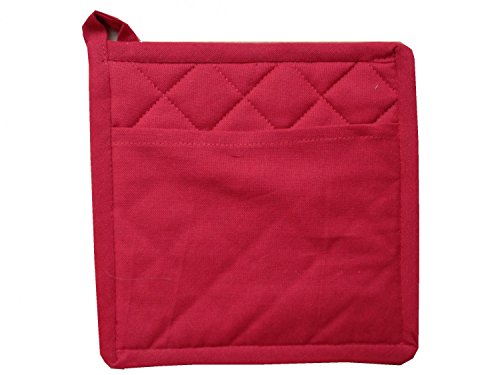 Topflappen-mit-Eingriff-gesteppt-1-Stck-Farbauswahl-Rot-Schwarz-Grn-oder-Grau