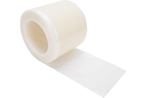 FABATER Barrier Film, 1200 Sheets/1 Roll 4' x 6' Barrier Film Roll, Thick Disposable Protective PE Film Barrier Tape for Dental, Tattoo and Makeup Microblading, Protect Surfaces Keep Cleaning(2#)