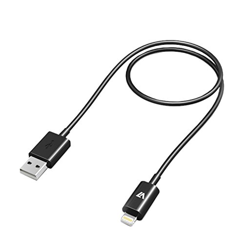 V7 Ladekabel, Lightning USB Kabel, Apple zertifiziert für Apple iPhone 5/5s/5c/6/6 plus + iOS 8, iPad 4, iPad mini, iPod nano 7, iPod 5G ( 1m) schwarz