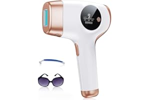 SZSZLMY 3-in-1 IPL Laser Hair Removal, 9-Level 3-Mode Adjustable Ice-Cold Hair Remover, LCD Touchscreen 999,900 Flashes Hair Removal for Women & Men, Suitable for Body, Face, Bikini Line1