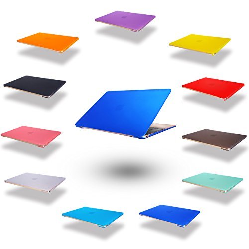 Elegantes und leichtes Cover Ultra Dünn Schutz Hülle Case Cover Schutzabdeckung Hardcase Notebook Hülle Hartschale Etui für Apple Macbook Air 11.6 Zoll(Modellnummer:A1370/A1465) in dunkelblau