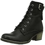 Schnürsenkel Rieker Damen 92532 Warm gefüttert Classics Halbschaft Stiefel und Stiefeletten, Schwarz (Schwarz/00), 39