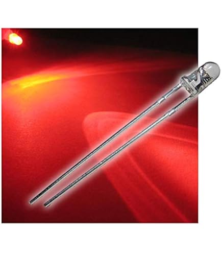 LED Gialli Lampeggianti 3mm - Confezione Da 10 Pezzi | Diodi Luminosi Cablati - Foto 6