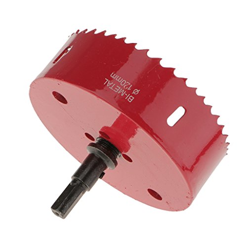 M42 HSS Bi Metall Lochsäge Bohrer Bohrkronen Lochsägen für Aluminiumrohr Aluminium Stahl Edelstahl - 120mm