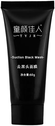 nose black head mask - TYJR Black mask face mask Tearing style Deep Cleansing New oil skin Acne Blackhead remover strawberry nose black head 60g