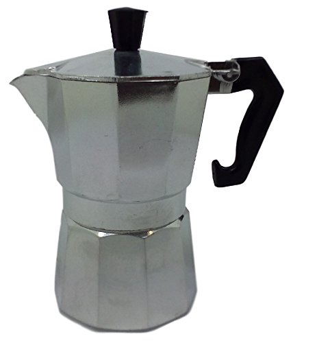 ducomi® Haus – Moka Express 1 tazza silber / schwarz - 2