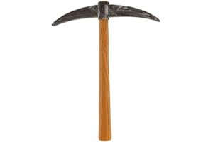 DISBACANAL Pico de enanito oro, Escultura de plástico, Decoración, Carnaval, Duendes, Gnomos y Elfos