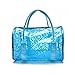 Produktbild Gankmachine Wasserdicht Feuchtraum-Frauen-Mädchen-Strand-Handtaschen-Tasche Tragbare Transparente Reißverschluss PVC Schwimmen Taschen