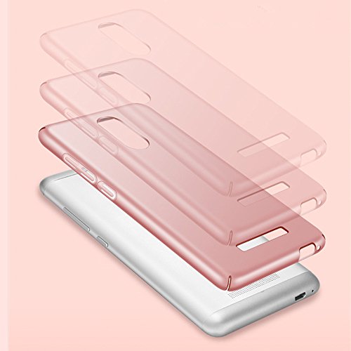 Xiaomi Redmi Note 3 Pro Special Edition case  Heyqie TM  Thin 360 Full Body Coverage Protective PC Back Phone Cover Case For Xiaomi Redmi Note 3 Pro Prime Special Edition 152 mm - Red