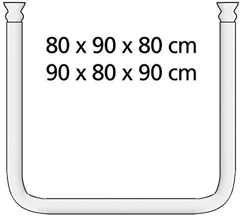 Wenko Winkelstange Universal (variabel, Ø 2.5 mm, Aluminium) weiß, 19216100 - 6