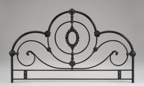 HEADLINER HEADBOARDS Regent Double (4ft6) Headboard in Black (SPEEDY DELIVERY)