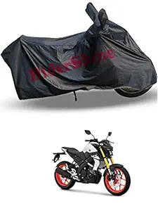 RiderShine Dustproof UV Protection Waterproof Yamaha MT 15 Two Wheeler Bike Cover (Black)