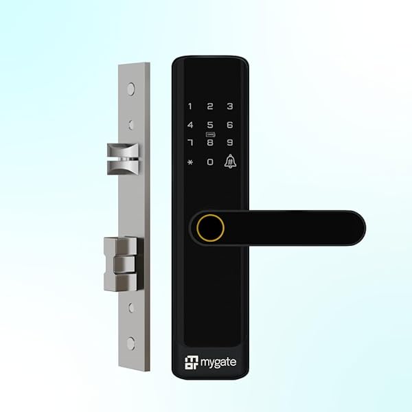 Elara ZX-1 Smart Door Lock, Fingerprint, Card, App, OTP, Keys, PIN