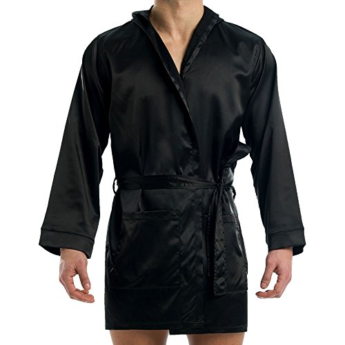 Preisvergleich Produktbild Modus Vivendi Herren Bademantel Gr. Medium, schwarz