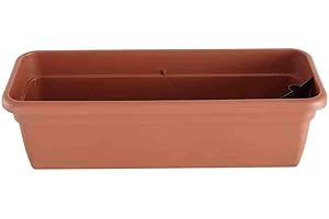 Siena Garden Jardinière de Balcon - Couleur Terre - 100 cm