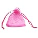 OULII 7*9cm Organza Drawstring Gift Bags Wedding Favor Bags Jewellery Pouches - 100 pcsset (Rosy)