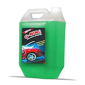 GNINE Foam Wash Car Shampoo Concentrate 5Ltr pH Neutral, Extreme Suds Snow White Foam, Highly Effective on Dust and Grime