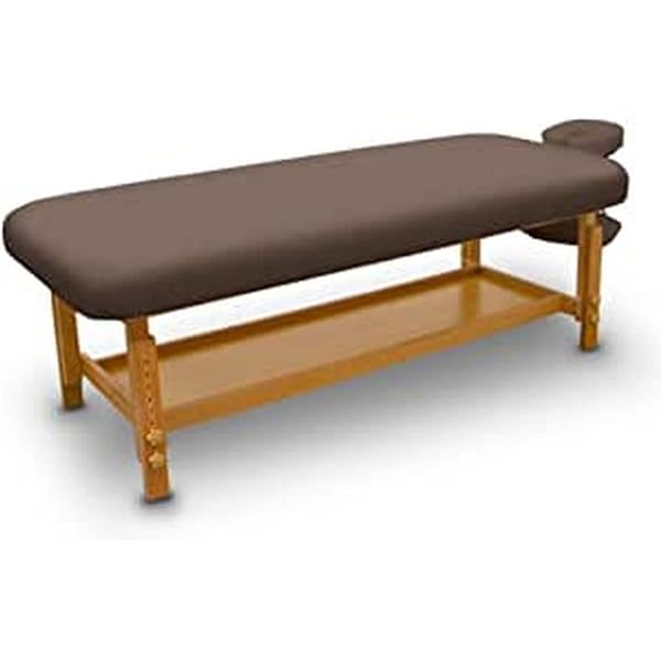 QUIRUMED Shiatsu-Massageliege Faltbar – 219x63 Cm, Aus Holz, Höhenverstellbar (45-63 Cm), Bis 204 Kg – Inkl. Transportrucksack