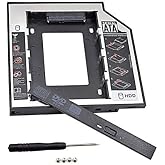 Alfais Al-4716 SATA HDD Harddisk Caddy Sled Box SSD Notebook, Second HDD Insert, 9.5 mm