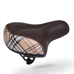 Spin Most Comfortable Bike Seat for Men and Women Bicycle Saddle with Soft Synthetic Leather Cover Improves Comfort for Mountain Bike, Hybrid and Stationary Exercise Bike Big Ben