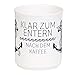 Produktbild Formschöne Kaffetasse KLAR ZUM ENTERN mit maritimen Anker Design für Segler und Boot Liebhaber - spülmaschinenfest aus Keramik - von tassenWERK.com