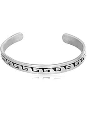 Llords Schmuck Tribal Design Armreif von Amerikas Ureinwohnern Indianern inspiriert, feinster Zinn Metall Modeschmuck