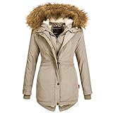 Ob Doppelzipper, Kontrastabsetzungen an den Taschen oder leicht taillierter Schnitt, dieser Wintermantel ist ein Traum und Blickfang überall und in jeder Situation