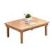 Produktbild LiTing Klapptisch Faltbare Bambus kleine Tisch Bucht Fenster Tisch quadratischen Tisch Couchtisch Faltbare Bett Tisch Computer Tisch niedrigen Tisch (Size : 80X60X27cm)