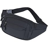 Unisex Waterproof Waist Bag with 4 Pockets &ndash; Water Resistant