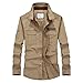 Produktbild serliyDenim Shirt Herren Jeanshemd Herren Männer Mode Militärindustrie Militärhemd Kurzarm Tasche Taste Shirt Sommer Männer Mode Sport Freizeit Kleidung Bluse Tops
