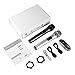 Produktbild Noradtjcca LESHP Dual Wireless Karaoke Mikrofon mit Empfänger Box Verschiedene Frequenz Full-Metal für Home KTV Education K18U