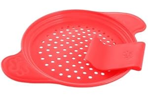 Muxel Spätzlewunder die Alternative für Spätzlebrett, Hobel Spätzlepresse mit Schaber, rot