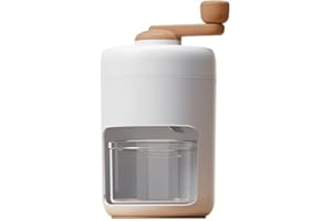 CRSUSUKJ Ice Crusher, Eiscrusher, Eiscrusher mit Edelstahl-Mahlwerk und Handkurbel, ideal für Softdrinks, Cocktails, Limonaden...