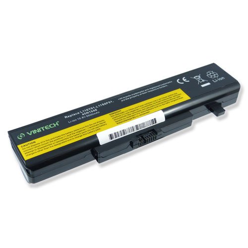 Vinitech Akku mit 11,1V 4400mAh für Lenovo IdeaPad B480, B485, B480A, G480, G480A, G485, G780, G580, G580A, G580AM, G585, K47, K47A, K47G, N580, N581, N585, N586, P580, P585, V380, V480C,V480S, Y480, Y480A, Y480A-ISE