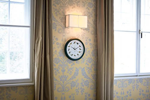 Kookoo Funk-Wanduhr Singvögel grün - 2