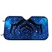 Produktbild NengBuy Autosonnenschutz Front Car Sunshade Windshield Blue Galaxy Flower Sun Shade for Car Foldable UV Ray Reflector Auto Front Window Sun Shade Visor Shield Cover, Keeps Vehicle Cool (51.2"" X 27.5