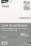 Image de Droit Tle STG : Livre du professeur