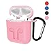 Produktbild AirPods Schutzhüllen-Silikonhülle,Perfekte Passform,Kratzfest, Soft Skin Silikon-Schutz-Hülle für Apple AirPods Case, Rosa