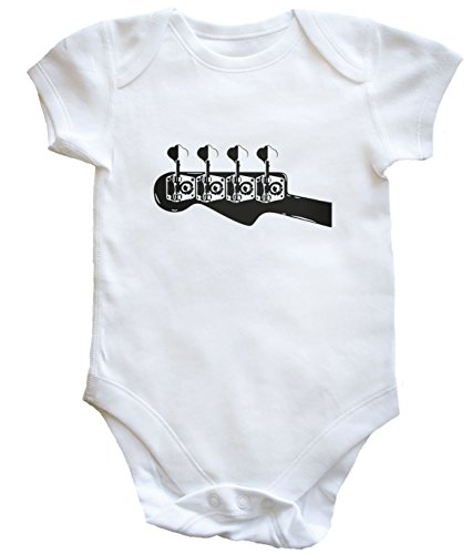 HippoWarehouse BASS GUITAR baby vest boys girls