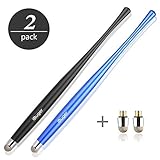 【Über den Stylus】: Länge: 5,8 '' (149mm); Stiftspitze Durchmesser: 0,24 '' (6mm), Gewicht: 15.8g. Hergestellt aus Aluminium-Gehäuse und Faser-Spitze, keine Kunststoff-Teile, echte Pen-Gefühl. Slim Taille Pin mit eleganten Line-Sense, Mode-Design.