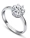 Karatcart Platinum Plated Trendy Elegant Austrian Crystal Adjustable Ring For Women RS.249.00